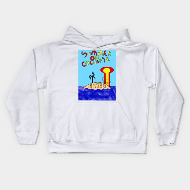 Summer Of Collapse Kids Hoodie by Second Wave Apparel